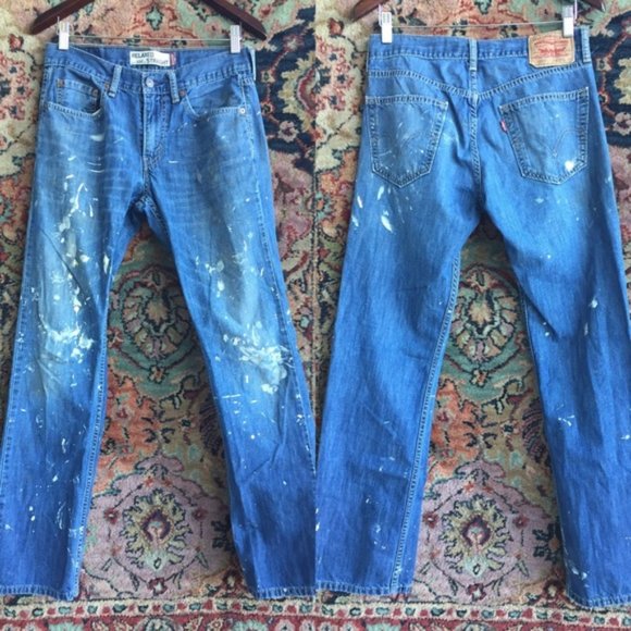 Levi's Other - Levi's 559 Jeans Men's Paint Splatter